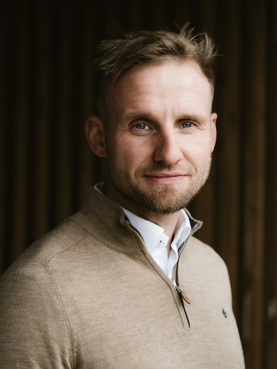 Portrett av Ben-Ruben Heimstad.